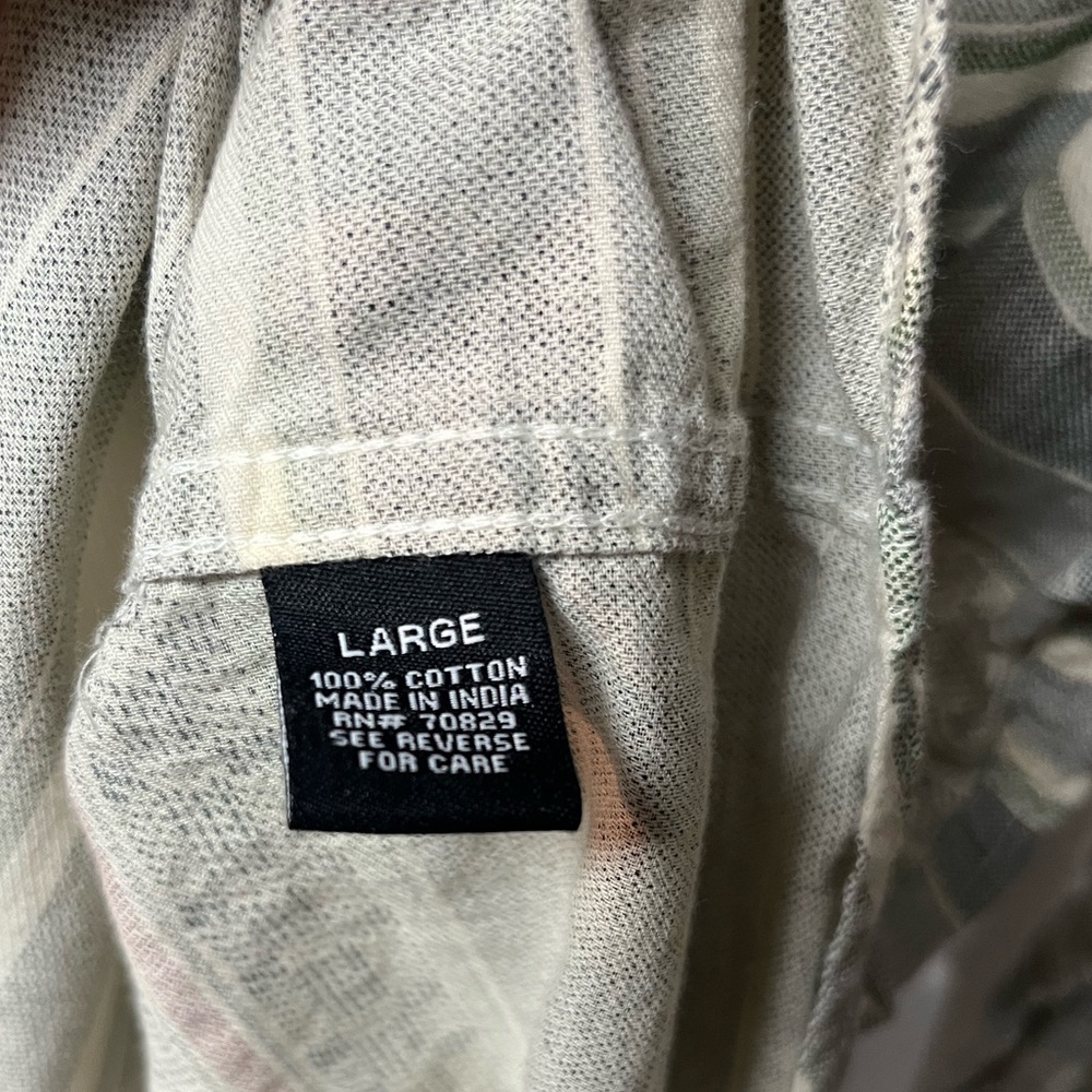 Carbon Multicolor Striped Slim Fit Shirt Large - Picture 4 of 5